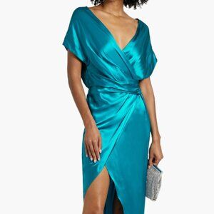 Michelle Mason Blue Silk Dress